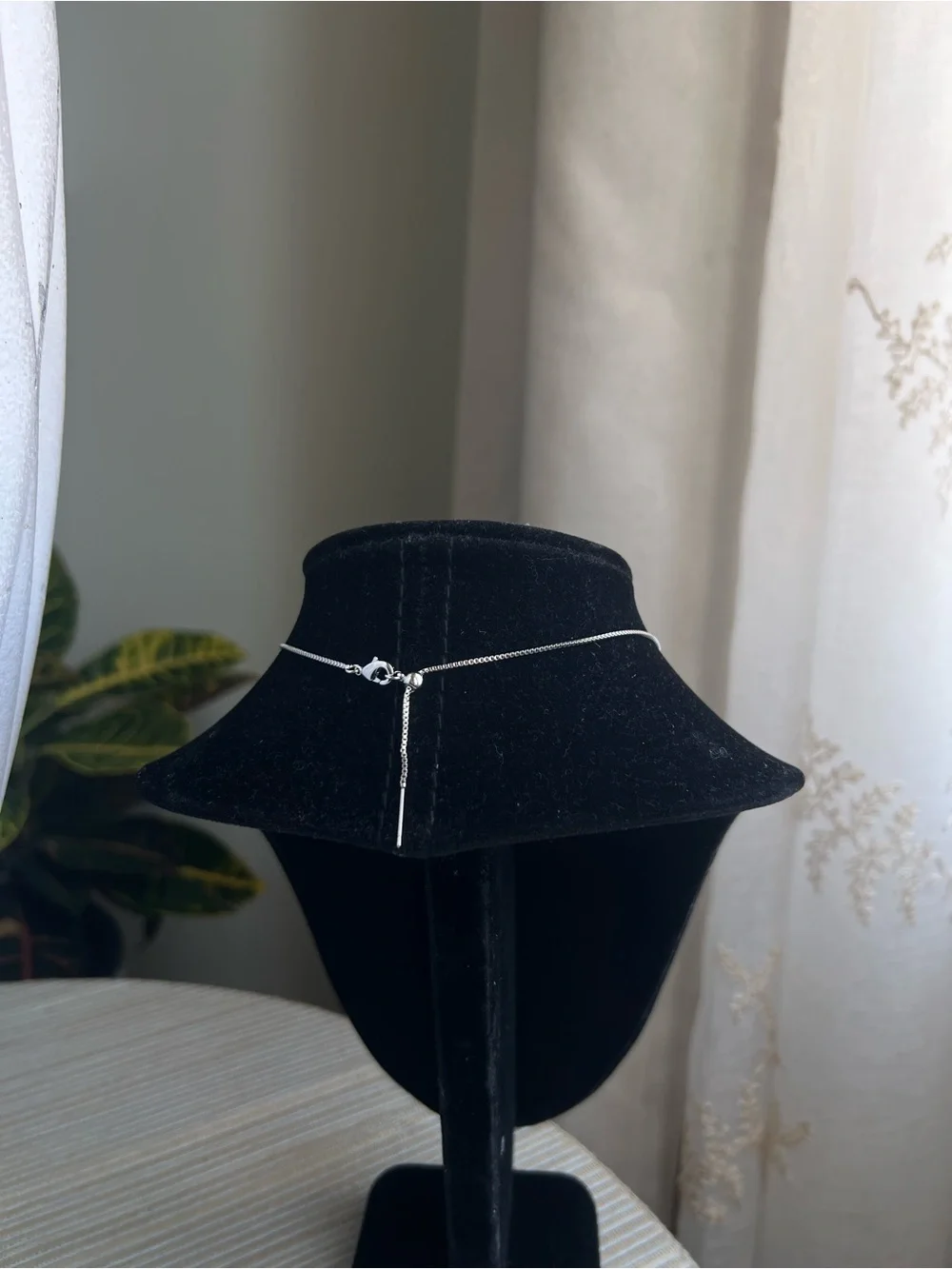 🩷-Silver Pearl Cross Pendant Necklace
